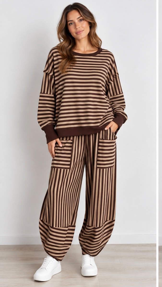 Made in Italy Stripe Shelby Pant