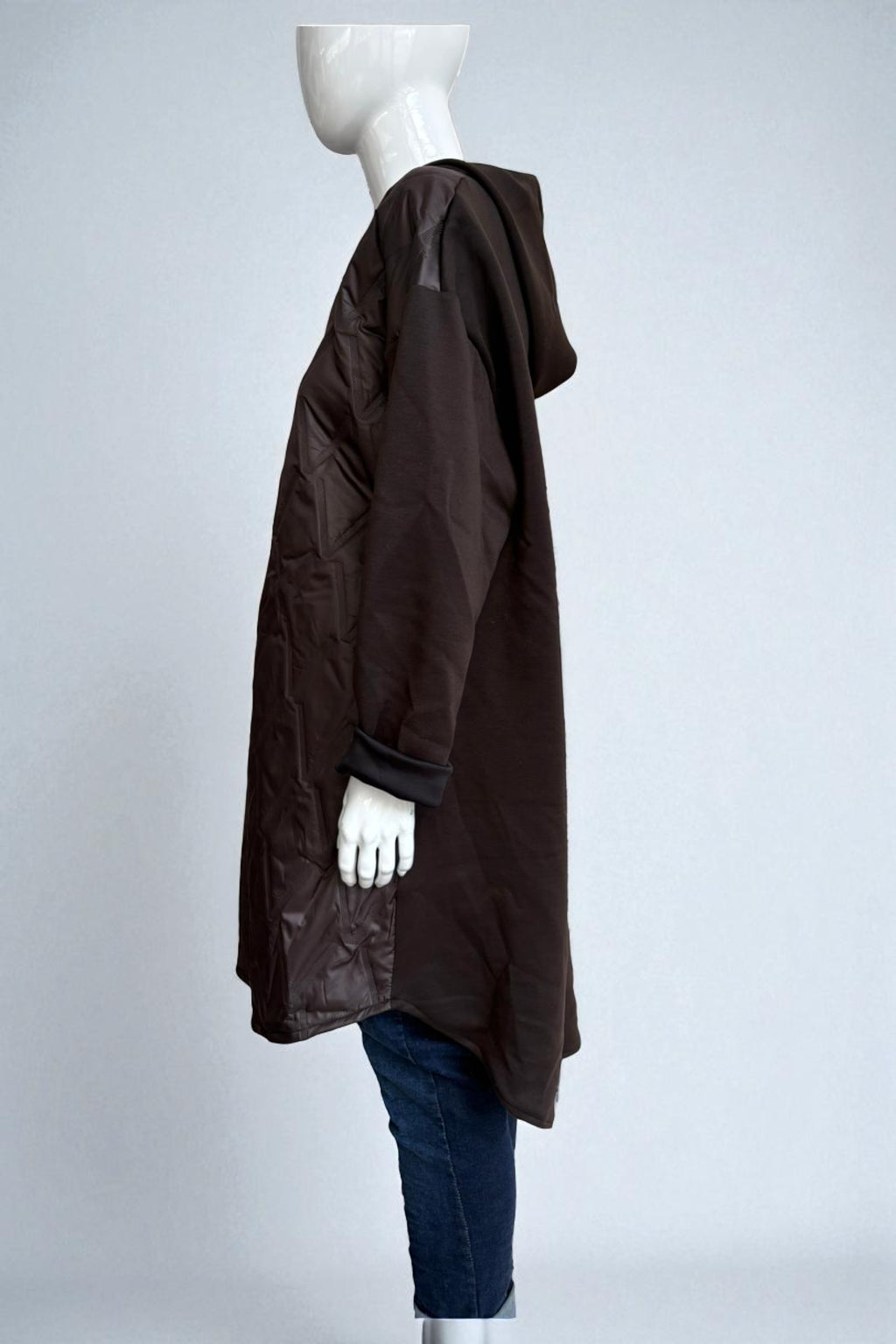 Women's Quilted Puffer Jacket with Zip Closure