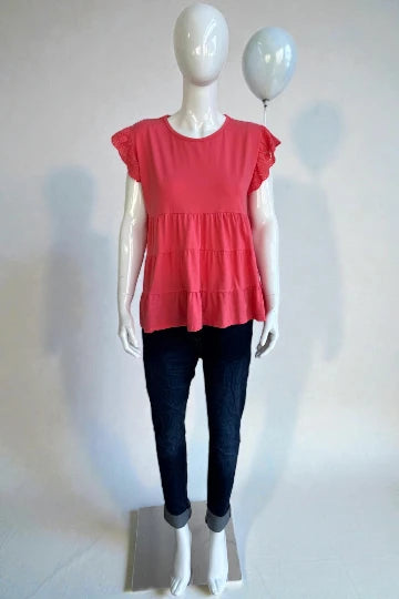 Made in Italy Jersey Broidery Top