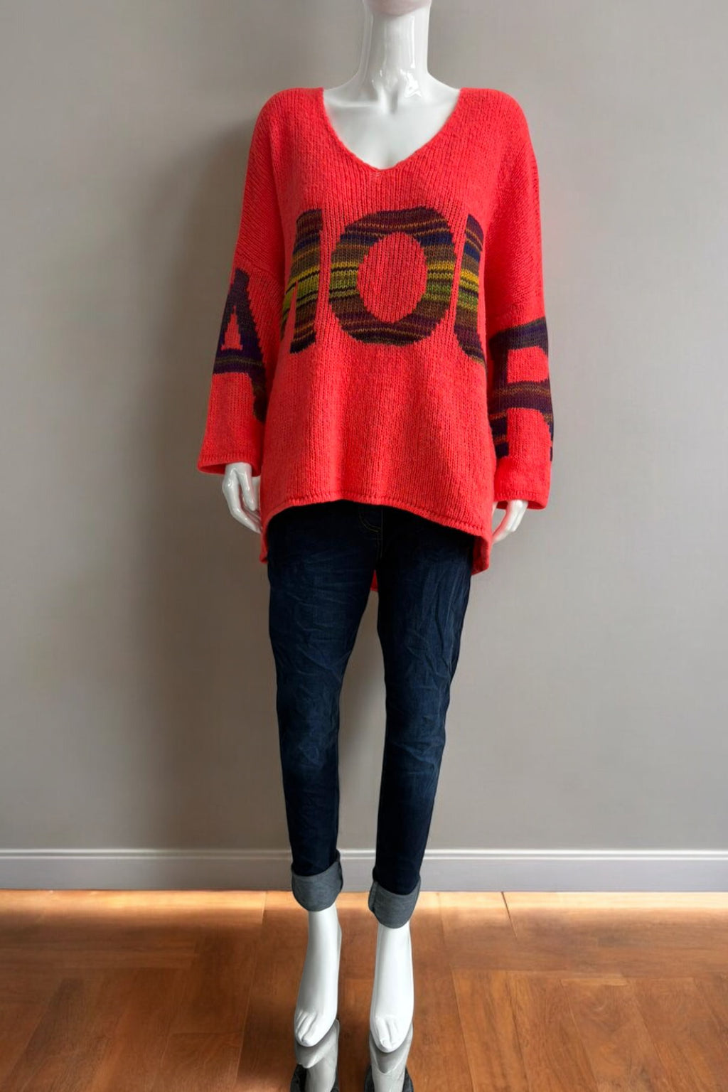 Made in Italy Wool Slouch Amour Jumper