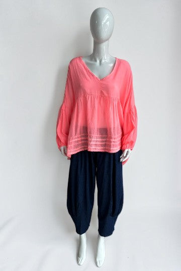 Cotton Artist Smock Top Lagenlook