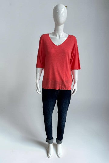 Made in Italy Fine Knit Top