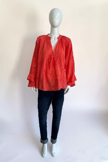 Embroidered Boho Blouse