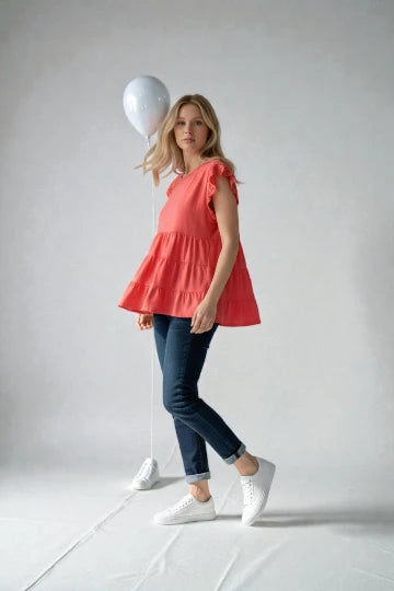 Made in Italy Jersey Broidery Top