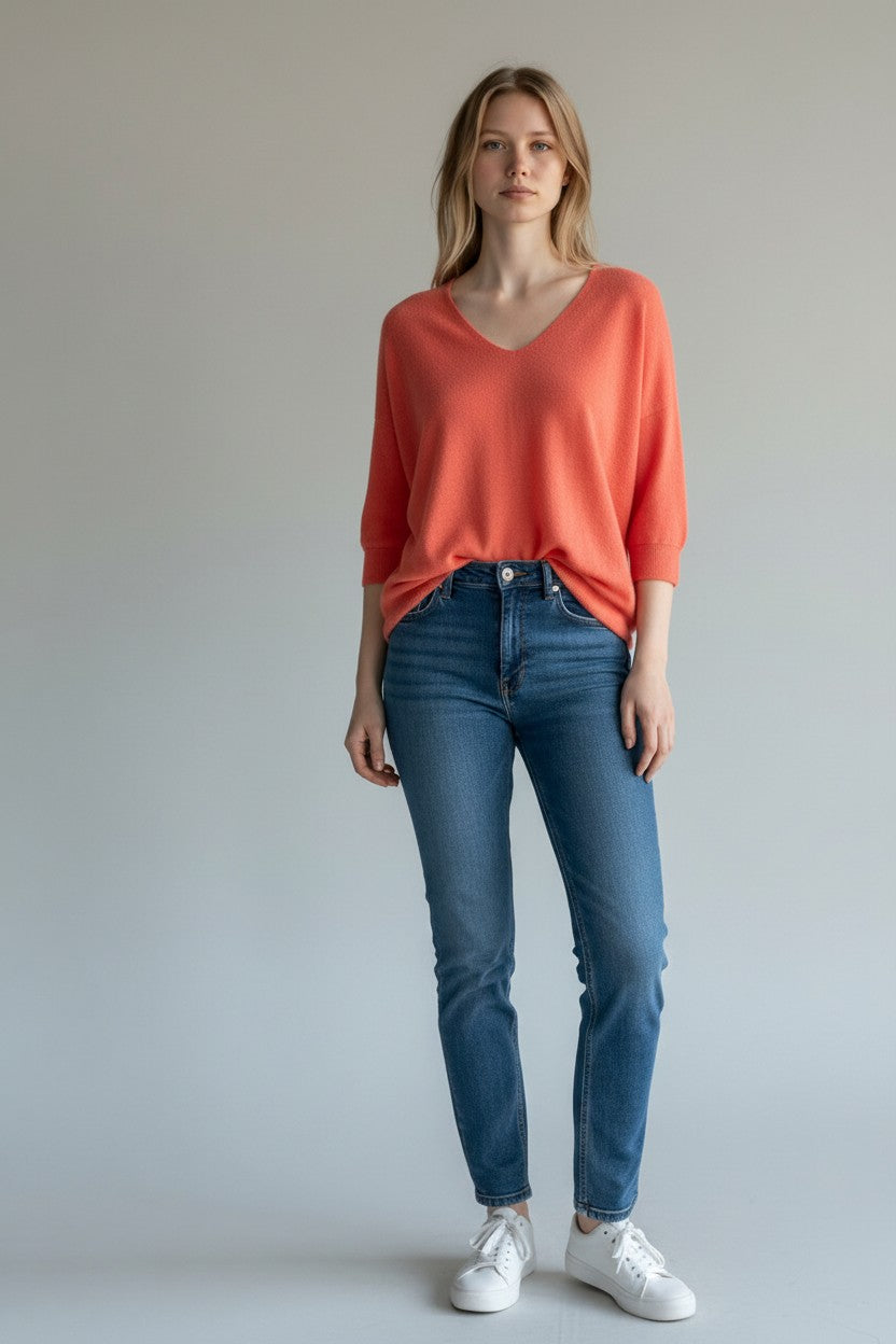 Made in Italy Fine Knit Top