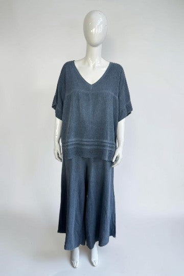 Linen Smock Top Lagenlook