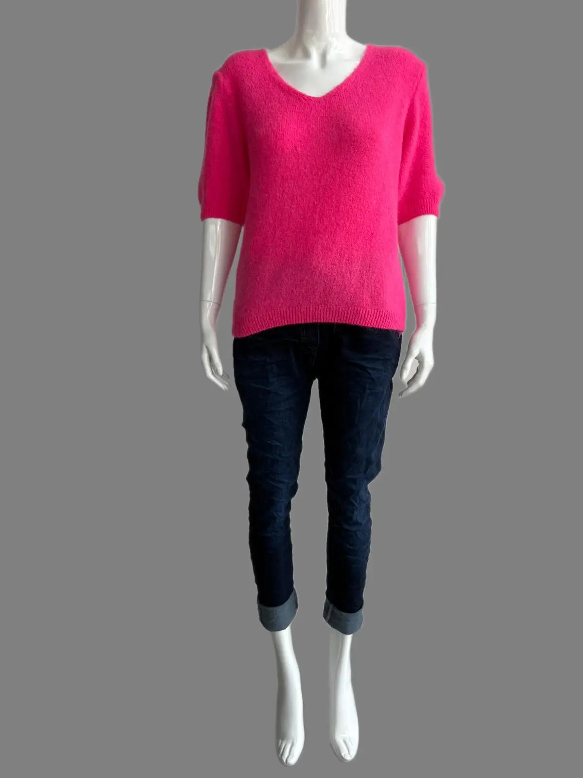 Wool Short Sleeve Jumper