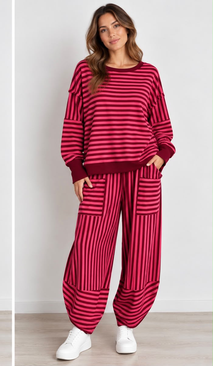 Made in Italy Stripe Shelby Pant