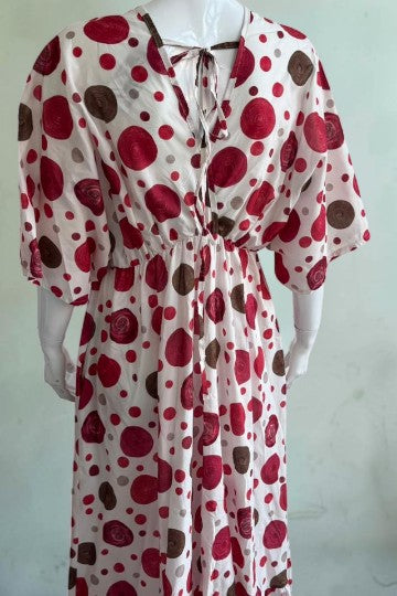 Made in Italy Polka dot Midi Dress