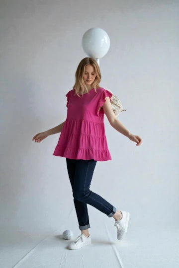 Made in Italy Jersey Broidery Top