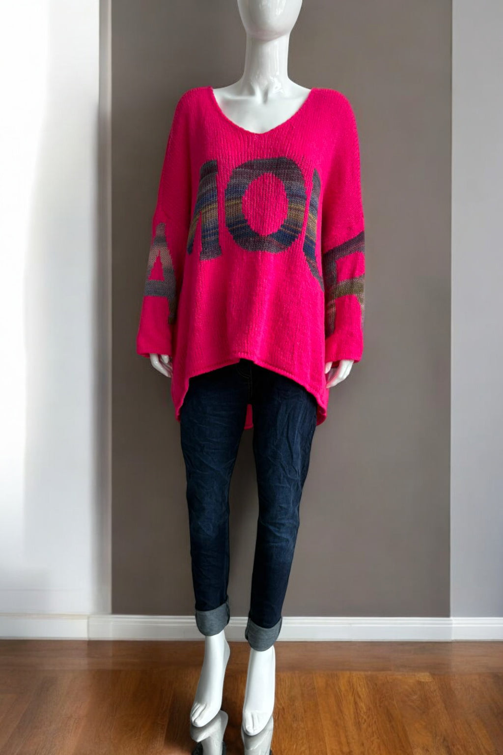 Made in Italy Wool Slouch Amour Jumper