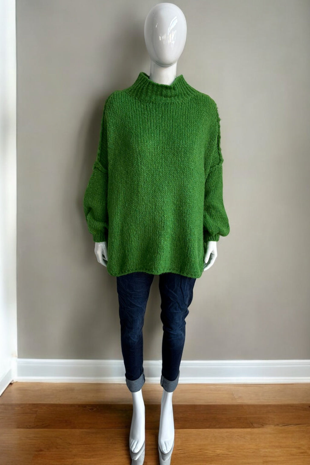 Italian Wool Balloon Sleeve Jumper