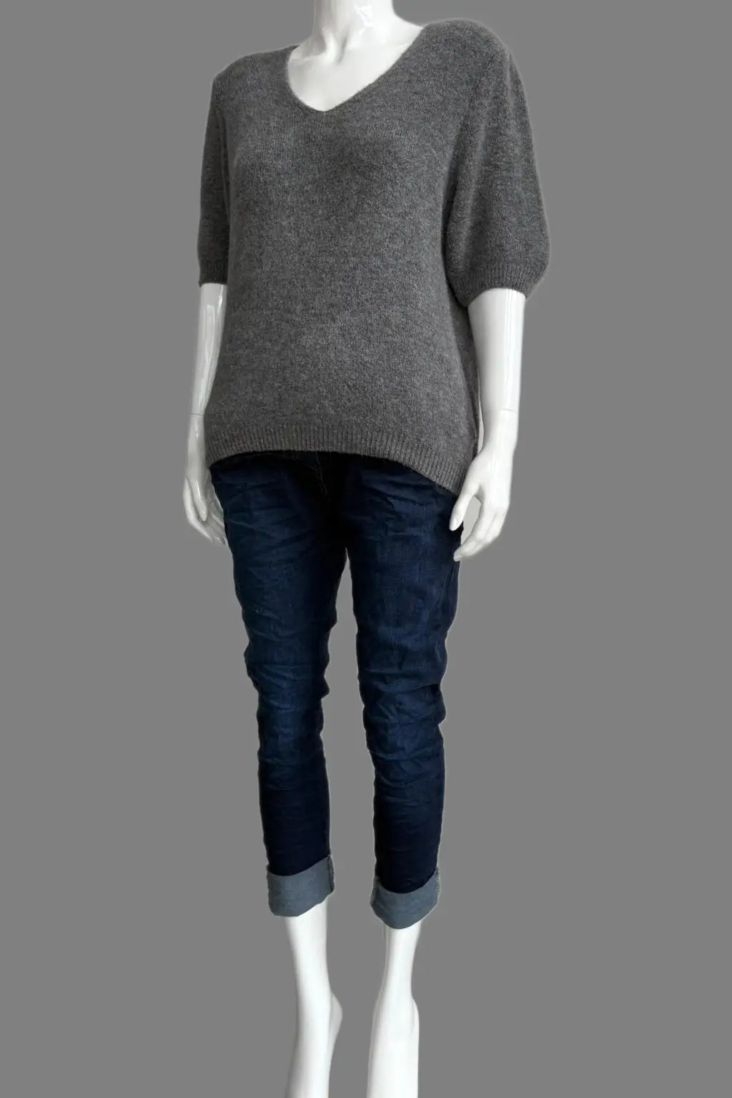 Wool Short Sleeve Jumper