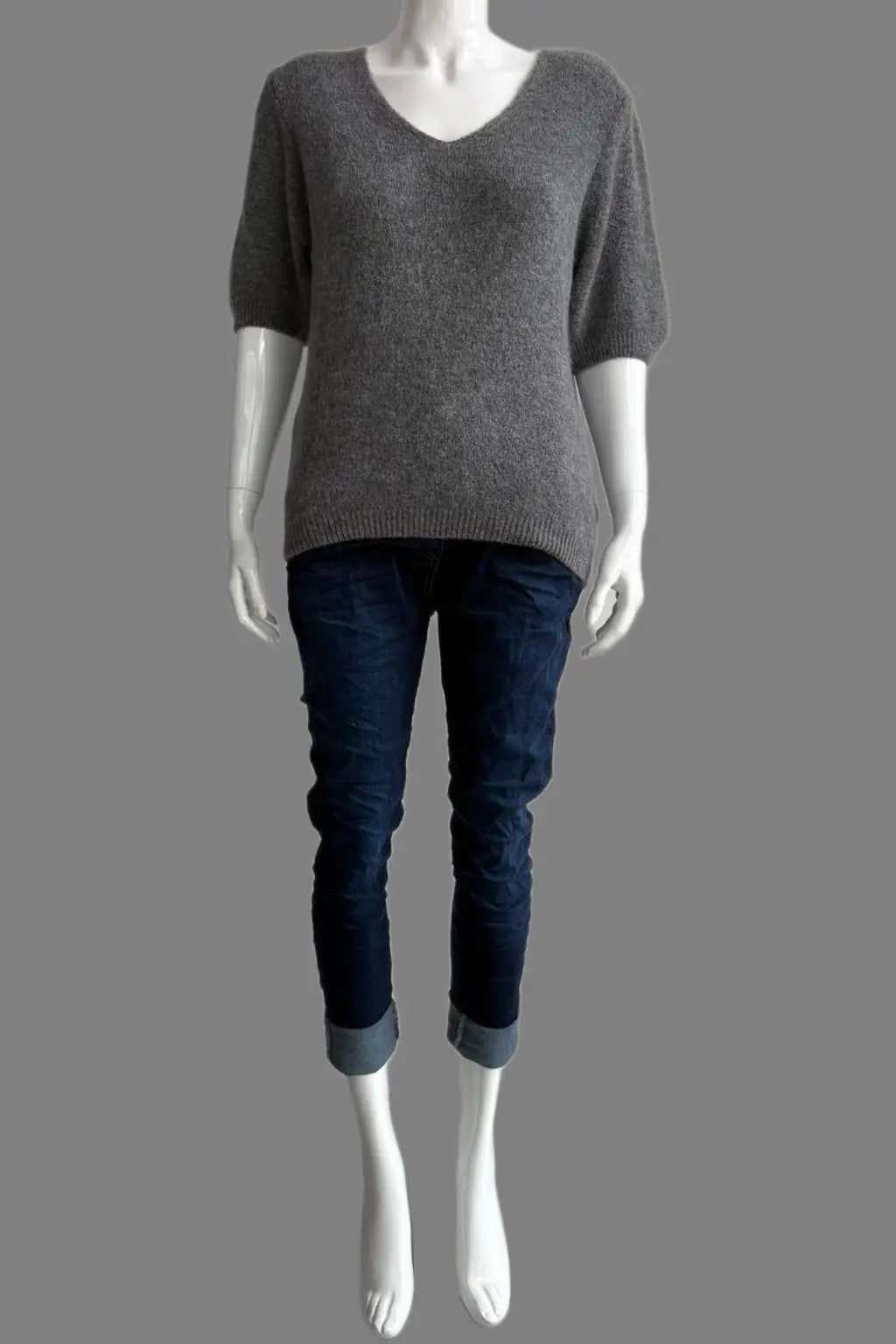 Wool Short Sleeve Jumper