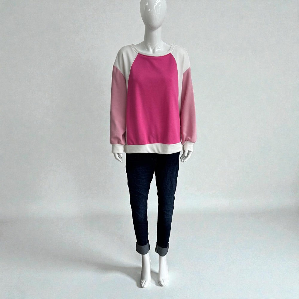 Made in Italy Long Sleeve Multi Colour Casual Top