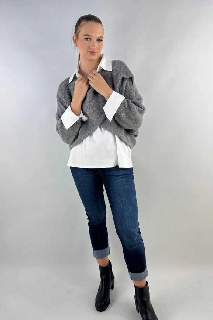 Made in Italy Stretchy Layering Shirt