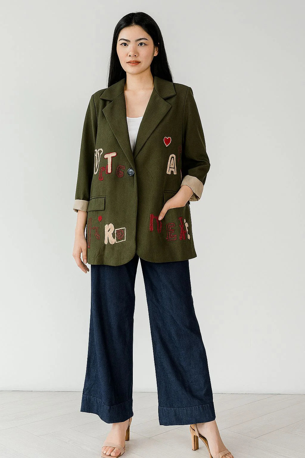 Women's Embroided Blazer