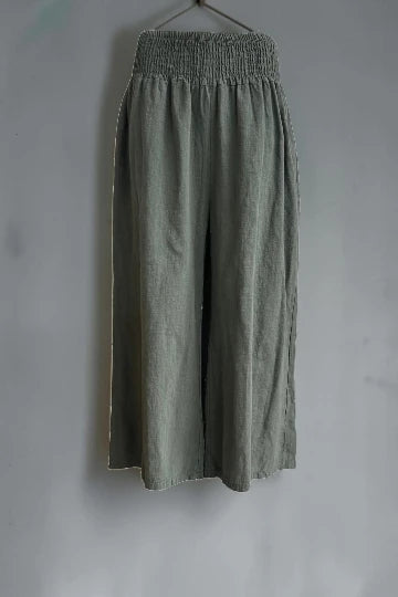 Made in Italy Shirred Elasticated Pant