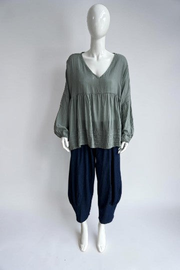 Cotton Artist Smock Top Lagenlook