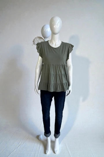 Made in Italy Jersey Broidery Top