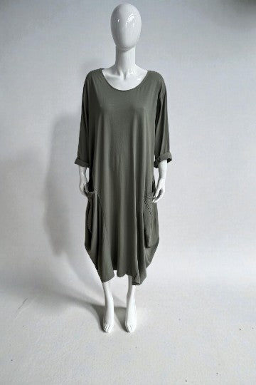 Made in Italy Jersey Cocoon Dress