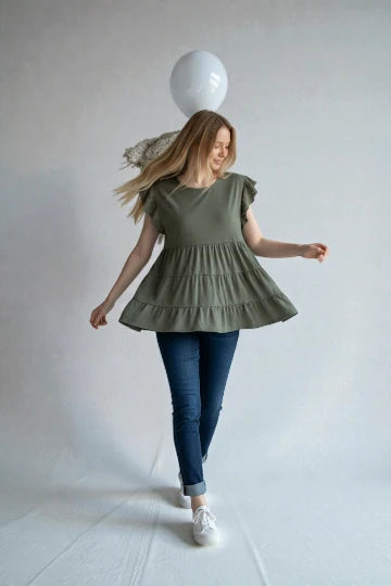 Made in Italy Jersey Broidery Top