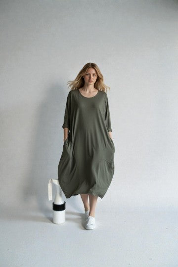Made in Italy Jersey Cocoon Dress