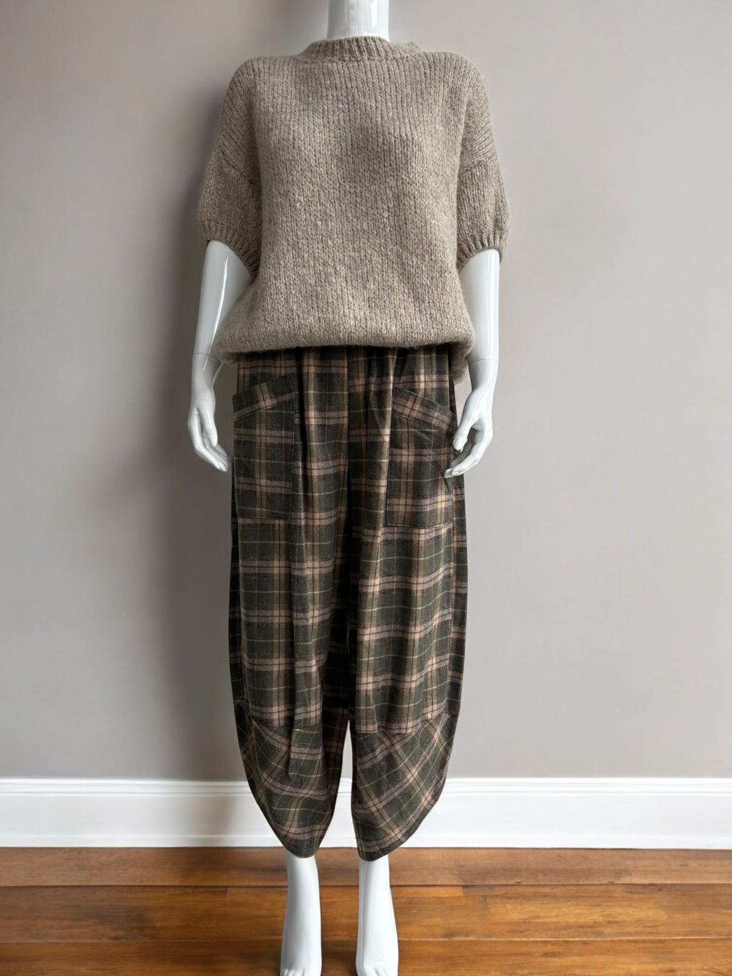 Brushed cotton Shelby Plaid Pant