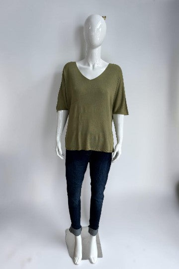 Made in Italy Fine Knit Top