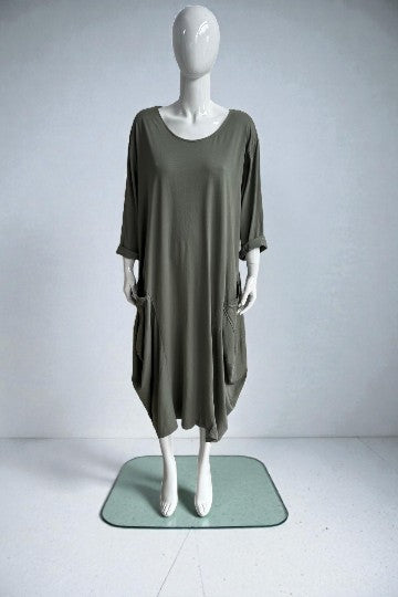 Made in Italy Jersey Cocoon Dress