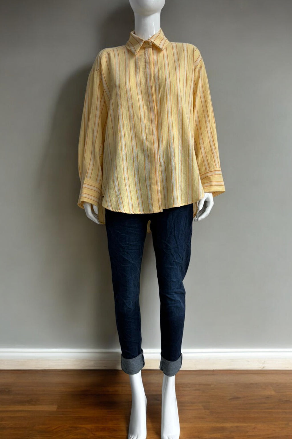 Zetaotto Cotton Stripe Shirt