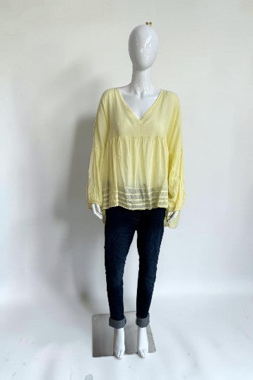 Cotton Artist Smock Top Lagenlook