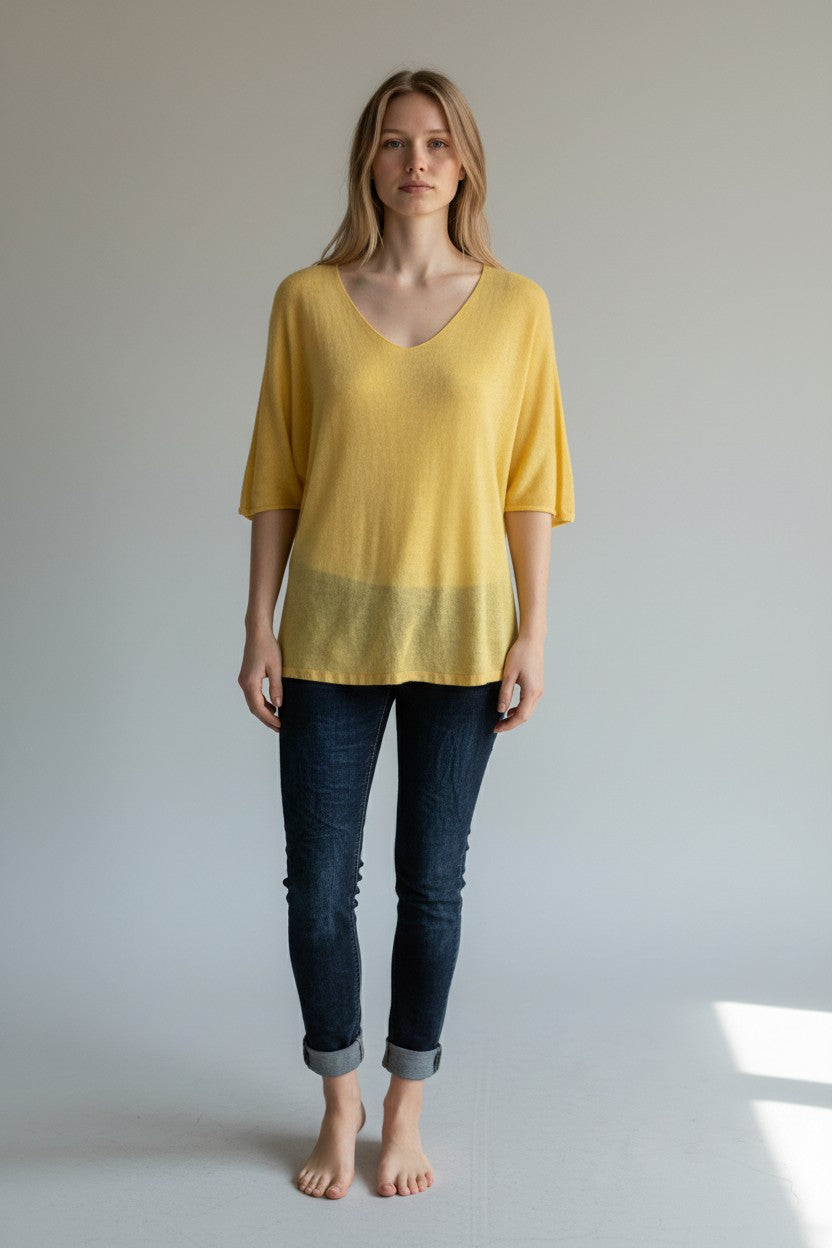 Made in Italy Fine Knit Top