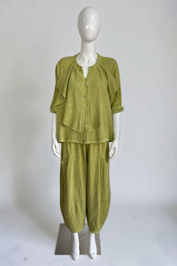Linen Barrel Lag Pant Lagenlook