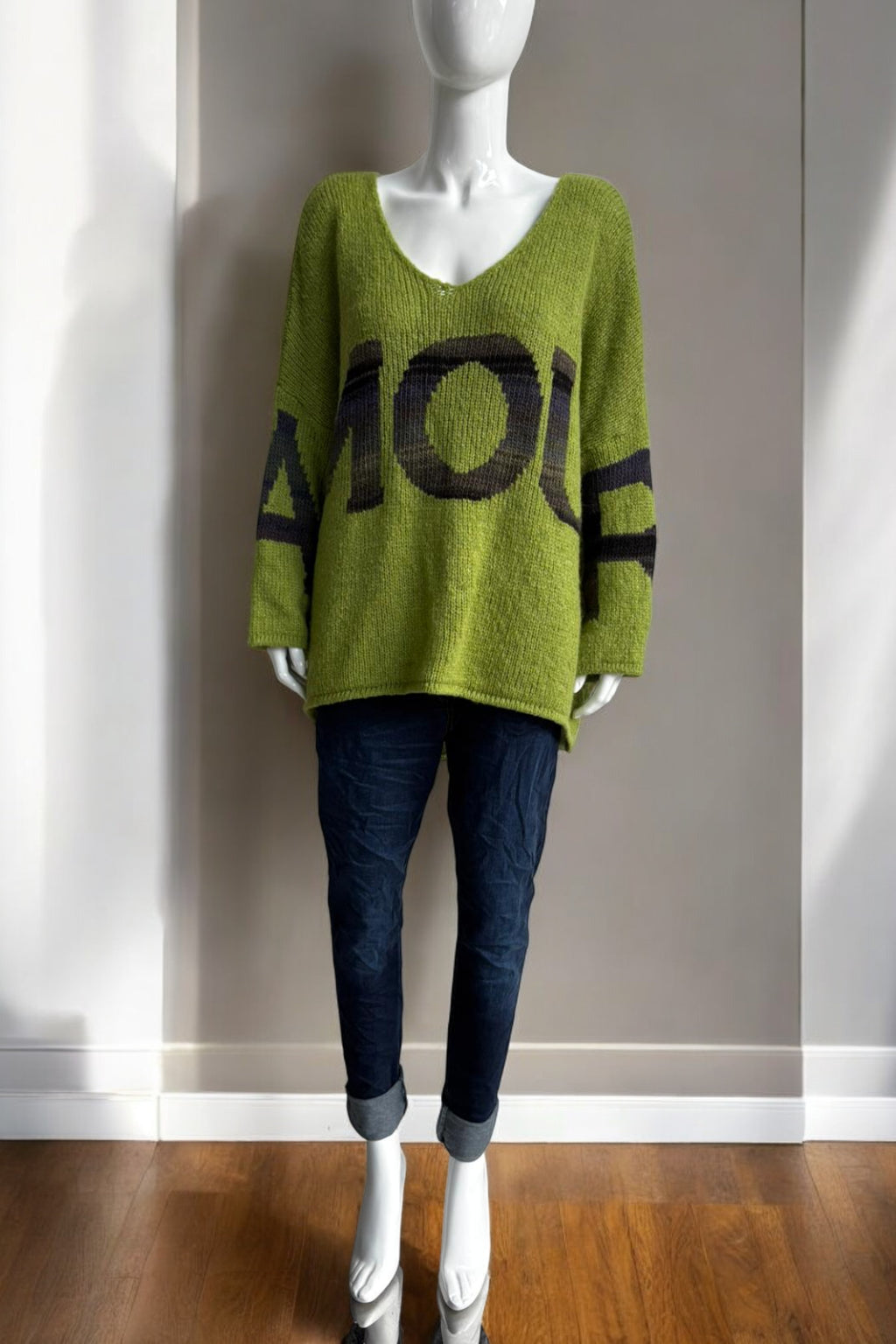 Made in Italy Wool Slouch Amour Jumper