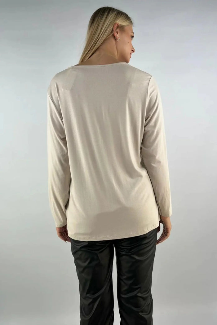 Long Sleeve T-Shirt Basic's Lagenlook