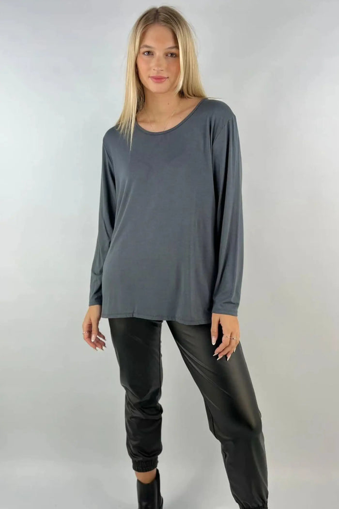 Long Sleeve T-Shirt Basic's Lagenlook