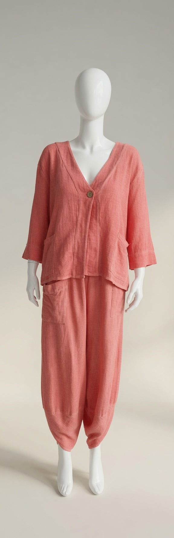Linen Shelby Barrel Pant