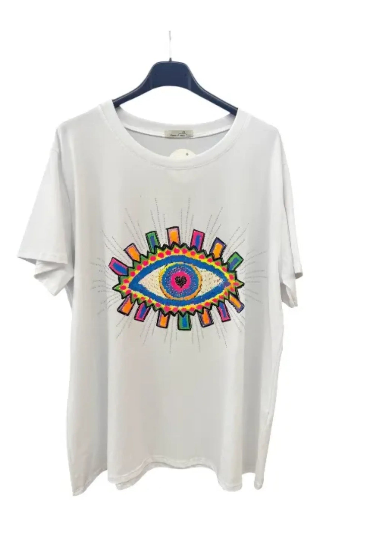 Made in Italy Printed Stretchy T-Shirt