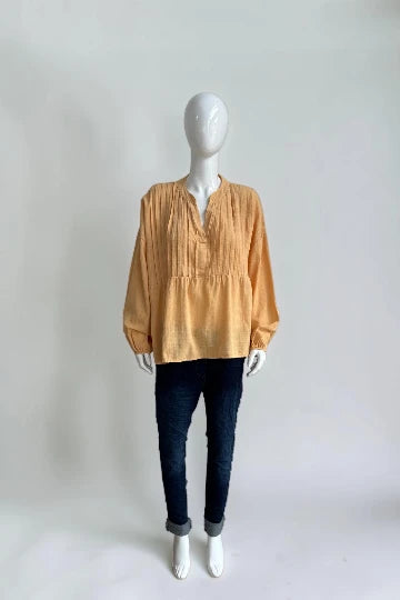 Made in Italy Pintuck Top