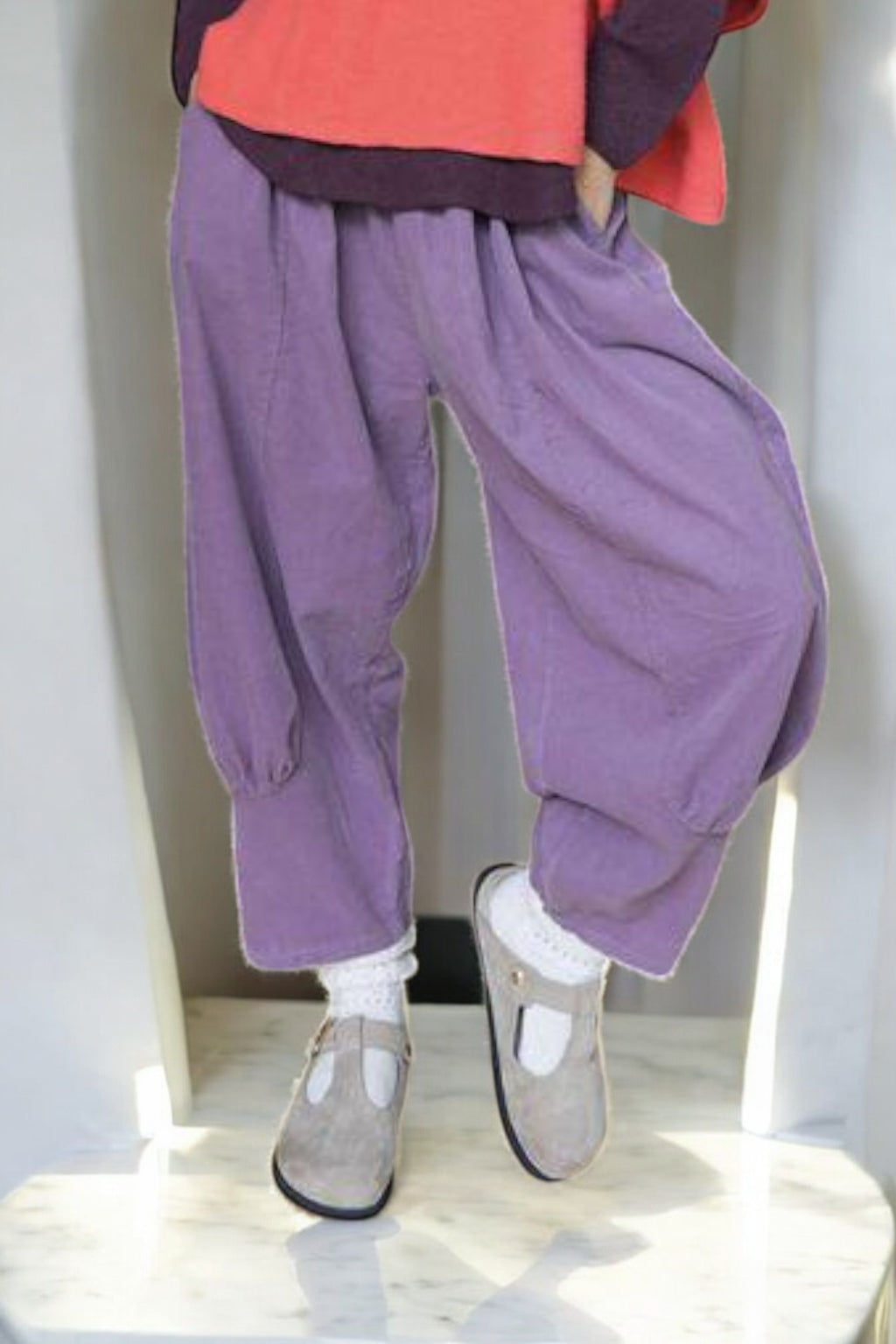 Women's Boho Balloon Corduroy  Pants