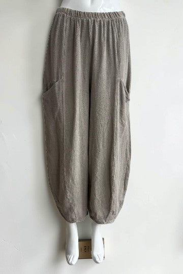 Linen Barrel Lag Pant Lagenlook