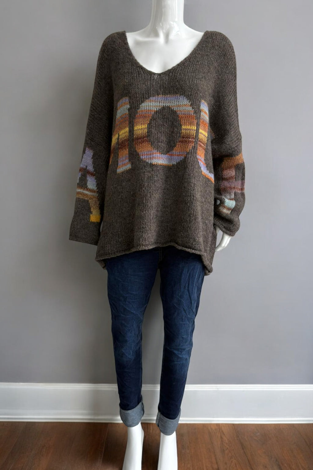 Made in Italy Wool Slouch Amour Jumper