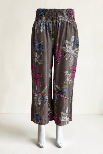 Made in Italy Print Cotton Pant