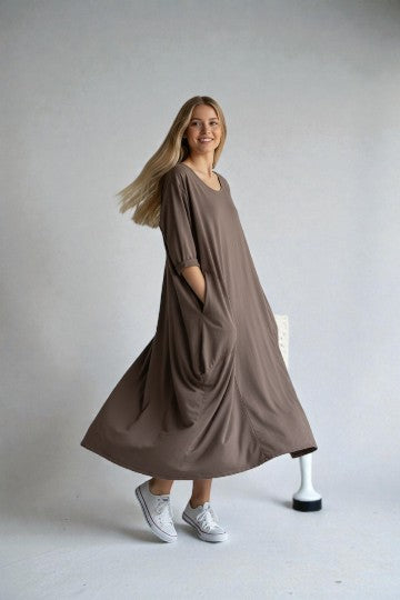 Made in Italy Jersey Cocoon Dress