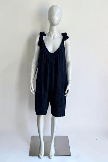 Made in Italy Tie Shoulder Playsuit