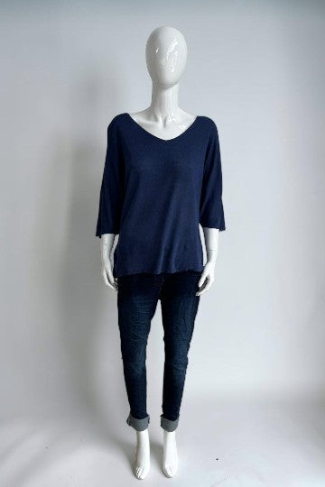 Made in Italy Fine Knit Top