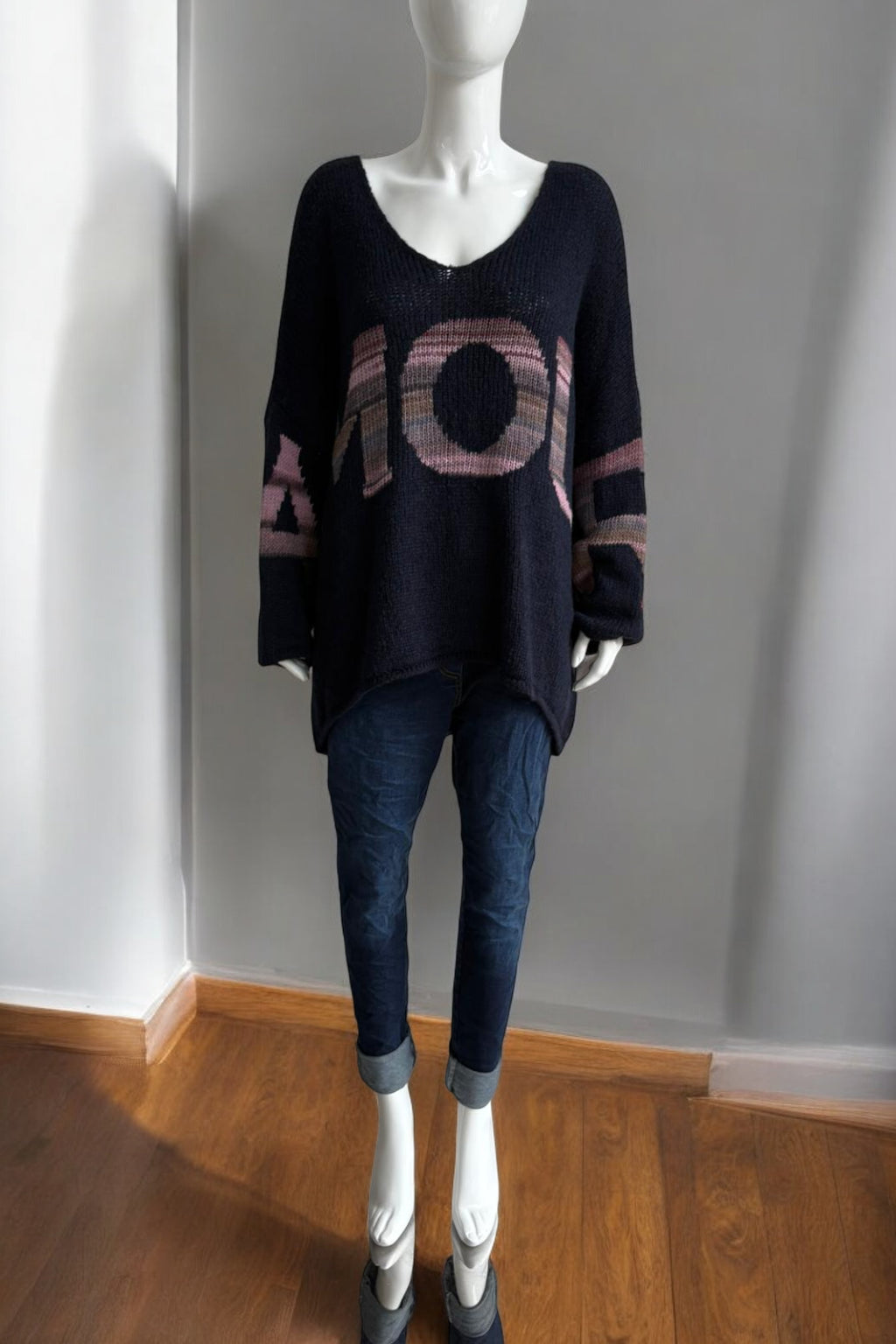 Made in Italy Wool Slouch Amour Jumper