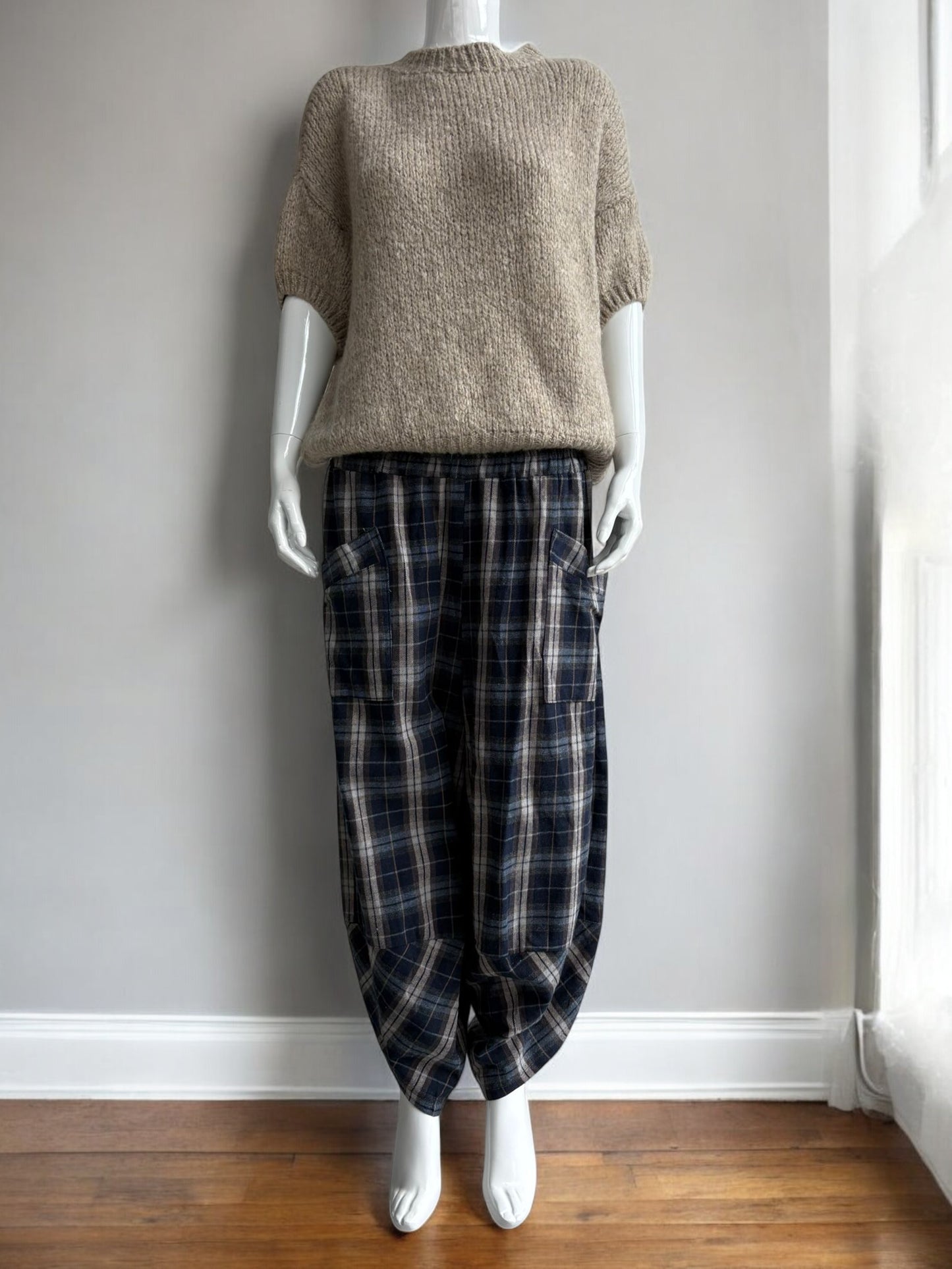 Brushed cotton Shelby Plaid Pant