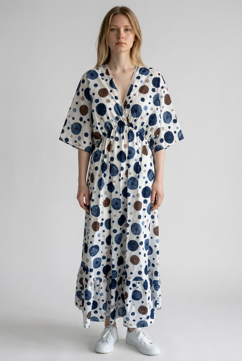 Made in Italy Polka dot Midi Dress